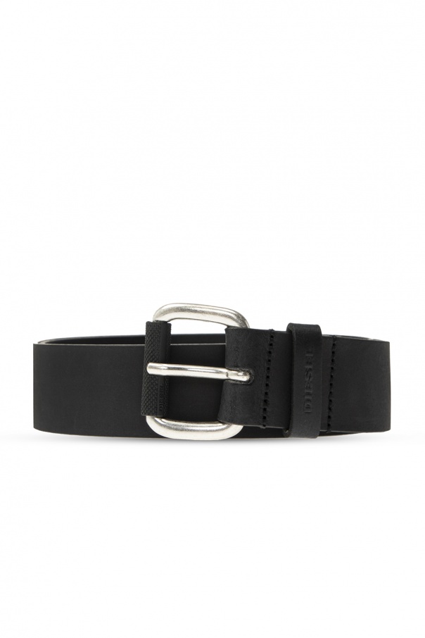 Diesel Leather logo belt